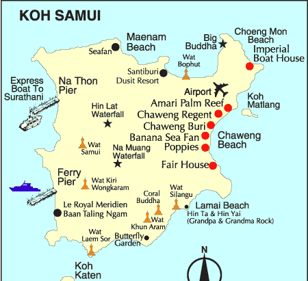 Остров Самуи. Регионы Таиланда